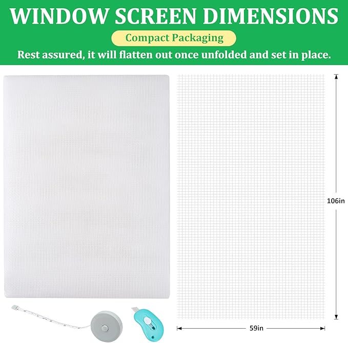 Windows Screen Replacement and Screen Door Repair Kit - Image 2