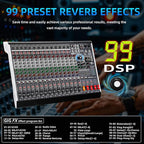 16 Channel Audio Mixer Professional Sound Mixing Board - Image 3