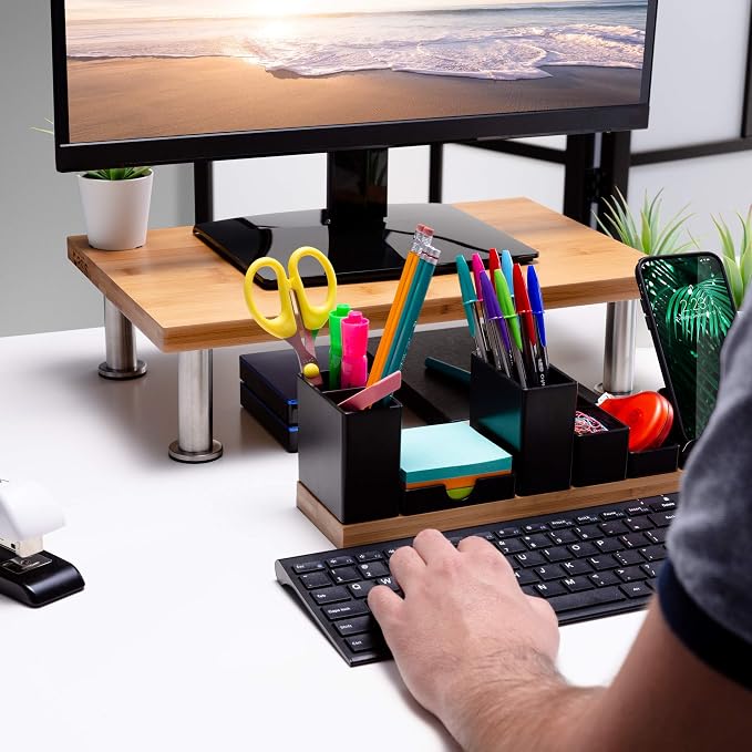 The Original Bamboo Monitor Stand - Image 3
