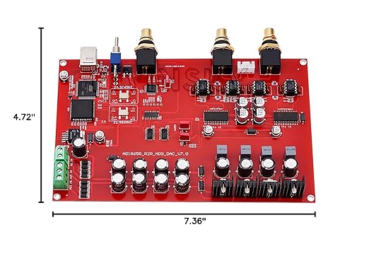 F-2-F HiFi DAC Converter Audiophile Dual AD1865R NOS R2R Decoder FPGA - Image 7