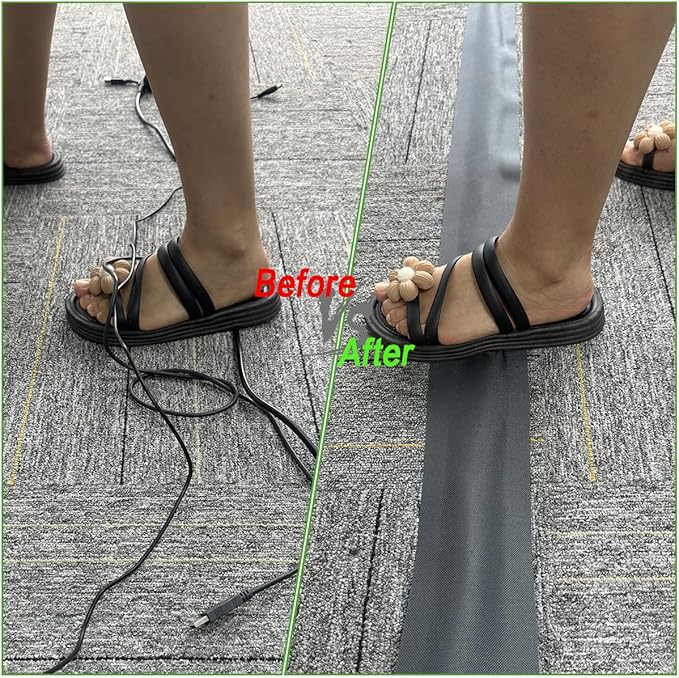 Floor Cable Covers - 20ft Oxford Fabric Cord Protector - Image 5
