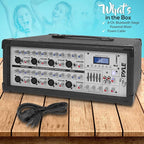 PyleUsa 8 Channel Bluetooth Stage Powered Mixer, 800 Watt Pro Audio Sound Mixer - Image 7