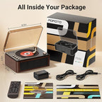 CD Player with Speaker, Retro Portable CD Players - Image 8