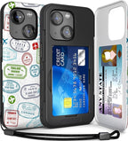 TORU CX Slim for iPhone 15 Case Wallet | Protective Shockproof Heavy Duty Cover by TORU
