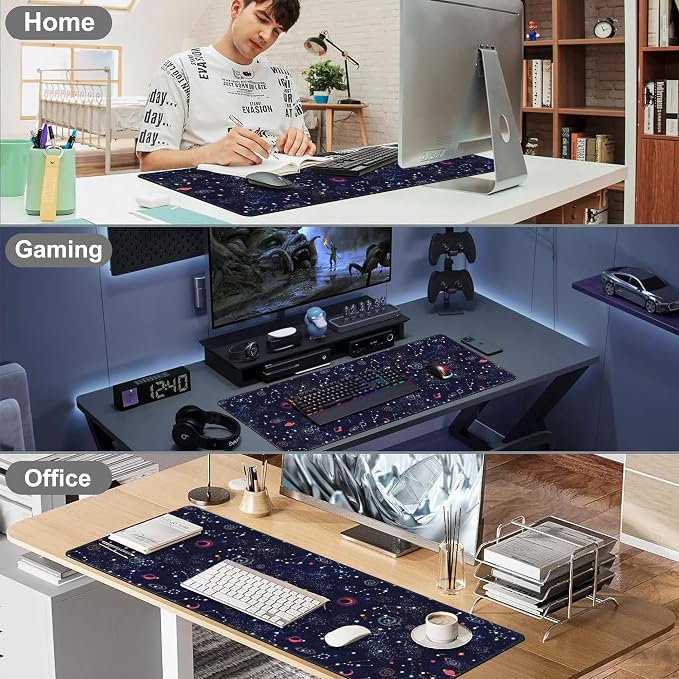 Space Galaxy Constellation Desk Mat, Large Milky Way Galaxy Space Gaming - Image 7
