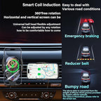 Wireless Car Charger, Cell Phone Car Mount 15W Fast Charging Auto Clamping - Image 14