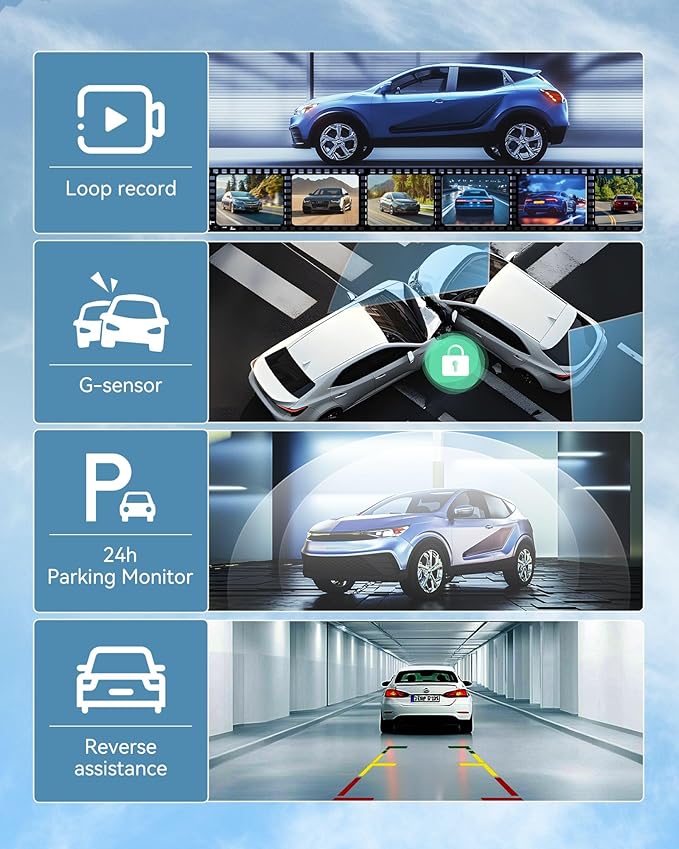 12'' Rearview Mirror Camera - Image 6
