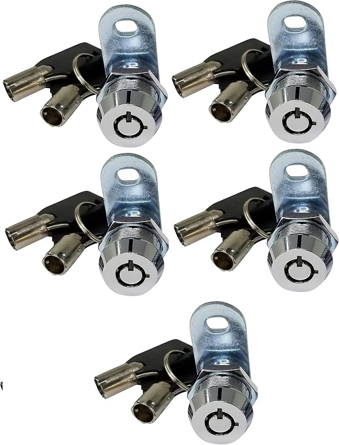 Admiral Locks Tubular Cam Lock, Keyed Alike Removable Key RV Compartment by AdmiralLocks