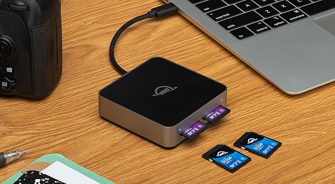 OWC Atlas Dual SD-Slot SDXC UHS-II Card Reader - Image 6