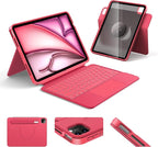 HOU Rotatable Keyboard Case for iPad Air 11, Magnetic Detachable Case by HOU