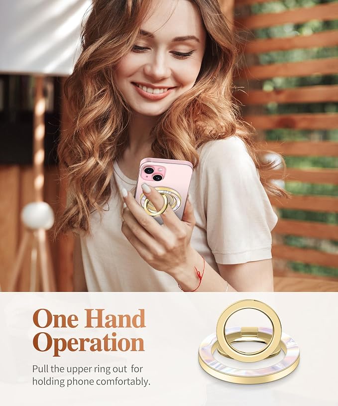 GVIEWIN Magnetic Phone Ring Holder, Compatible - Image 6