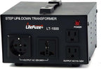 LiteFuze LT Series 1500 Watt Voltage Converter Transformer Step Up/Down - 110v by LiteFuzeBrand