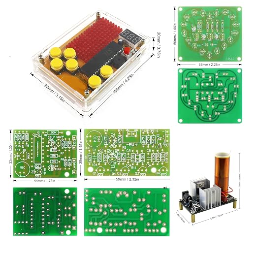 Soldering Practice Kit 5in1 DIY Classic Game Music Tesla Coil Audio-Light - Image 5