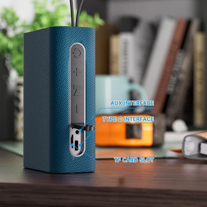 Speaker, Portable Wireless Bluetooth Speakers, Waterproof Loud Stereo Sound - Image 4