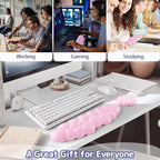 Cloud Wrist Rest Keyboard, Cloud Keyboard Wrist Pad Set - Image 6