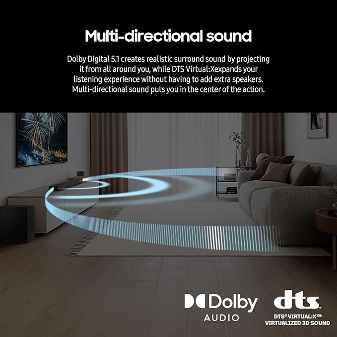 Samsung HW-B750D/ZA 5.1 ch Soundbar w/ Dolby Audio, Surround Sound expansion - Image 3