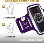 TRIBE Running Phone Holder Armband. iPhone & Galaxy Cell Phone Sports Arm Bands - Image 5