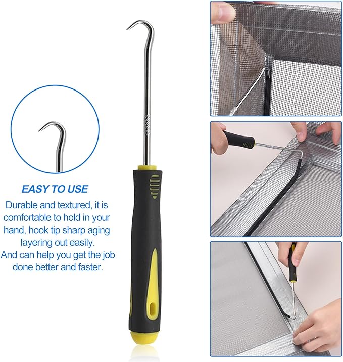 BAYTORY Window Screen Repair Kit, Steel Roller Tool - Image 6