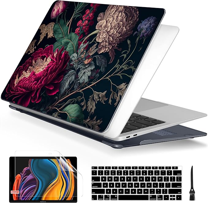 Batianda Design Case for M1 MacBook Air 13 Inch Model A2337 A2179 A1932 2021 by Batianda