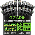 GEARit Cat 6 Ethernet Cable Pack by GEARit