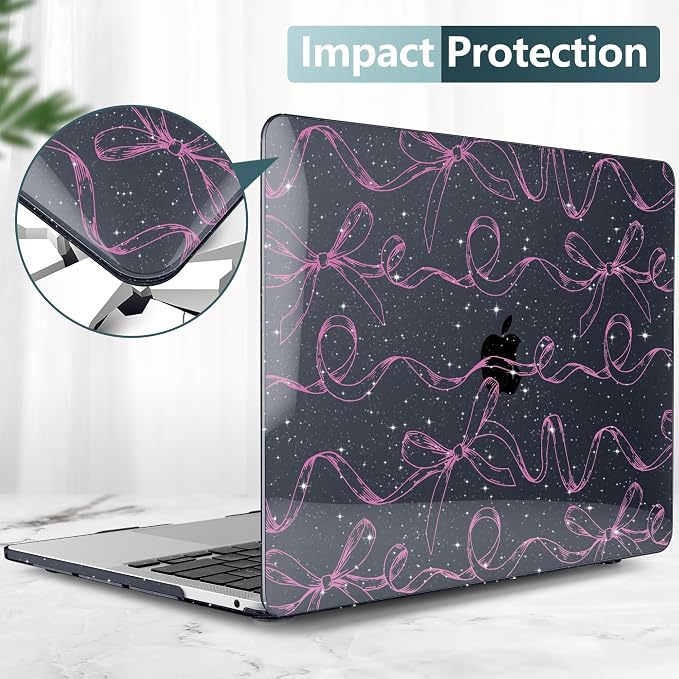 TWOLSKOO Compatible with MacBook Pro 13 inch Case 2023-2016 A2338 M2/M1 A2251 - Image 4