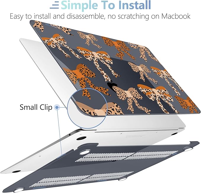 MEEgoodo for MacBook Air 13 inch Case 2021 2020 2019 2018 A2337 M1 A2179 A1932 - Image 4