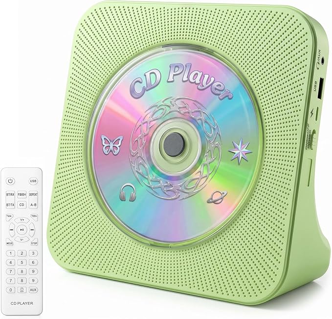 Gueray CD Player Portable Bluetooth Desktop CD Player by Gueray