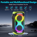 Bluetooth Speaker 160W Loud Wireless Boombox Portable Big Powerful Deep Bass - Image 2