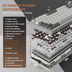 YUNZII B75 PRO Wireless Mechanical Keyboard, 75% Layout - Image 4