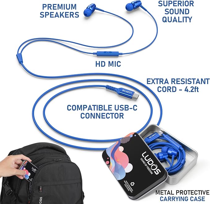 LUDOS OMNITONE USB C Headphones - Image 3