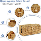 efluky Hand-Woven Cable Management Box - Image 3