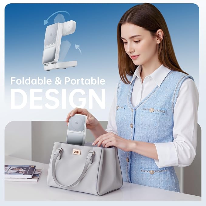 GUSGU MagTime 3 in 1 Wireless Charging Station - Image 7