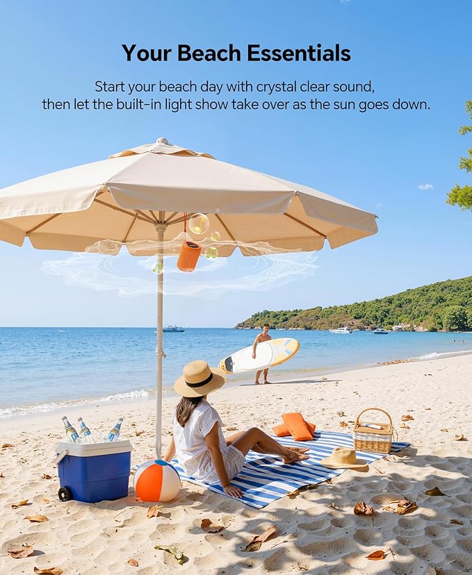 Portable Bluetooth Speaker Beach Essentials: Powerful Crystal Clear - Image 6