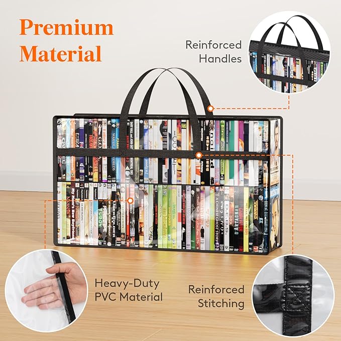 Lifewit DVD Storage Bags, Media Holder - Image 4