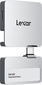 Lexar 2TB Professional Go Portable SSD w/Hub, Supports Apple 4K 60fps ProRes by Lexar