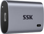 SSK 2TB SSD External Hard Drive, Portable SSD Up to 550MB/s Fast Solid State - Image 8
