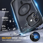 Miracase Magnetic for iPhone 12/12 Pro Case 6.1 inch, Upgrade Full-Body Clear - Image 4