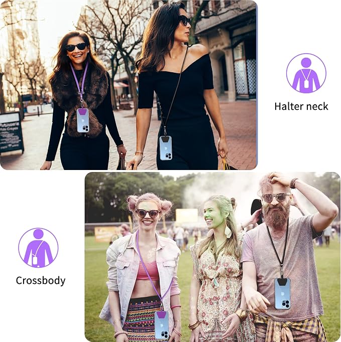 CACOE Phone Lanyard 2 PCS-2 PCS Adjustable Neck Strap, Universal Crossbody - Image 7