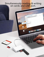 USB C SD Card Reader, ChiaoPio 4 in 1 USB-C to SD Memory Card Adapter - Image 2