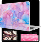 MEEgoodo Case for MacBook Air M4/M3/M2 13.6 inch 2025 2024 2022, Fit Model by MEEgoodo