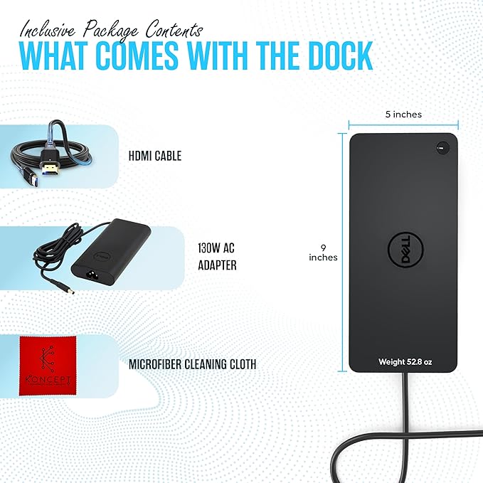 D6000 Dell Docking Station Dual Monitor - Image 6