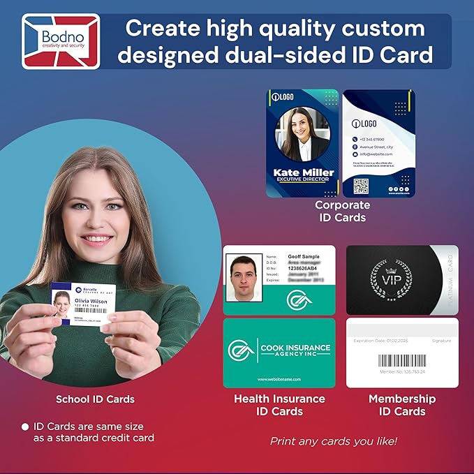 Bodno Magicard 400X Dual Sided ID Card Printer & Complete Supplies Package ID - Image 3
