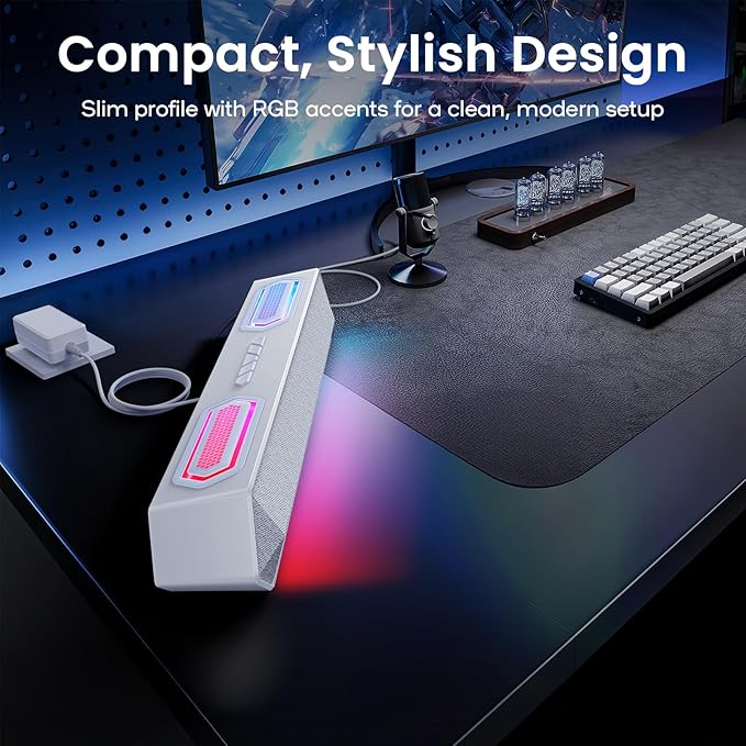 Deeyaple Computer Speakers, 40W Wireless Soundbar - Image 6