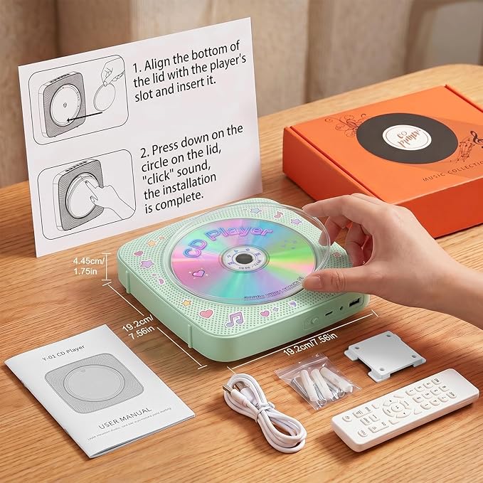 Gueray CD Player Portable Rechargeable: CD Players - Image 9