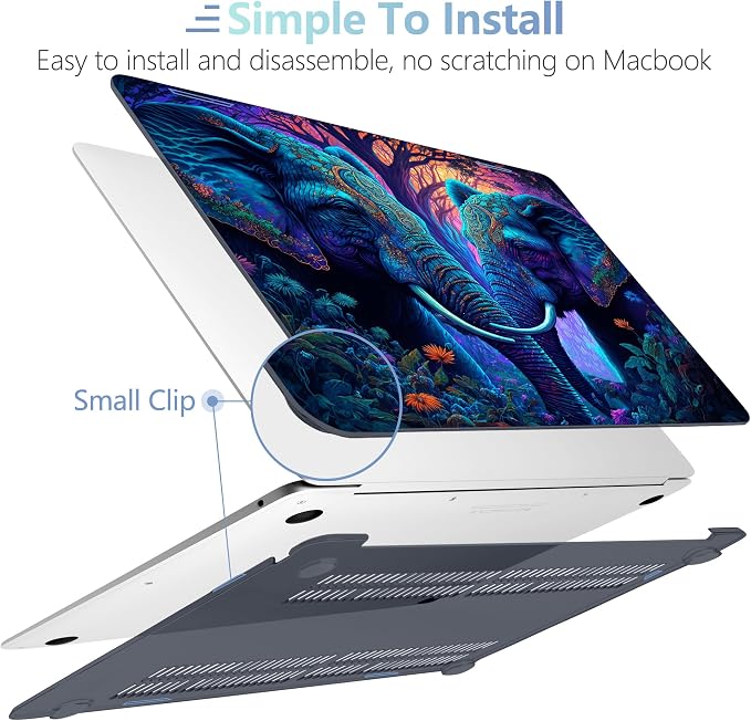 MEEgoodo MacBook Air 13 inch Case 2021-2018 - Image 4