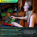 G9 Podcast Equipment Live Streaming Sound Card Audio Mixer Soundboard - Image 6