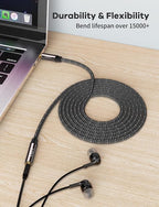 VIOY Headphone Extension Cable 6 FT, 3.5 mm Male to Female Stereo Audio Cable - Image 4