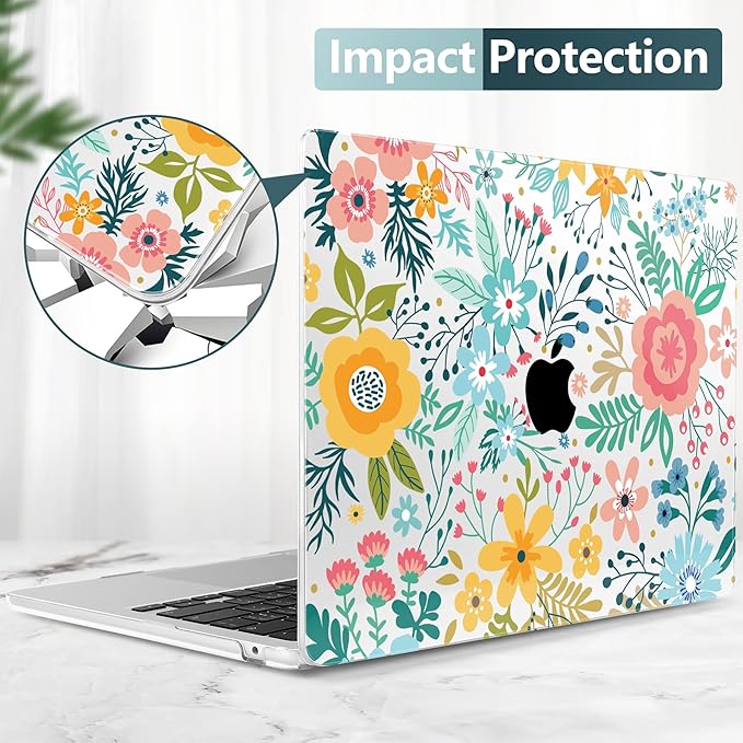 TWOLSKOO Compatible with M4 MacBook Air 15 inch Case 2025-2023 Released Model - Image 6