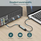 Adoreen Unidirectional USB A 2.0 to Toslink Digital Optical Audio Cable 10 Ft - Image 5