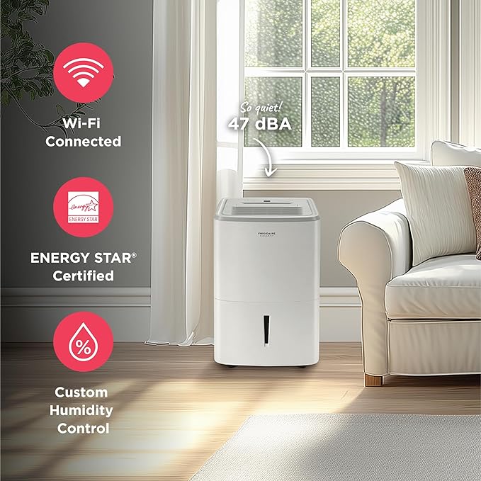 Frigidaire 50-Pint Portable Dehumidifier - Image 4